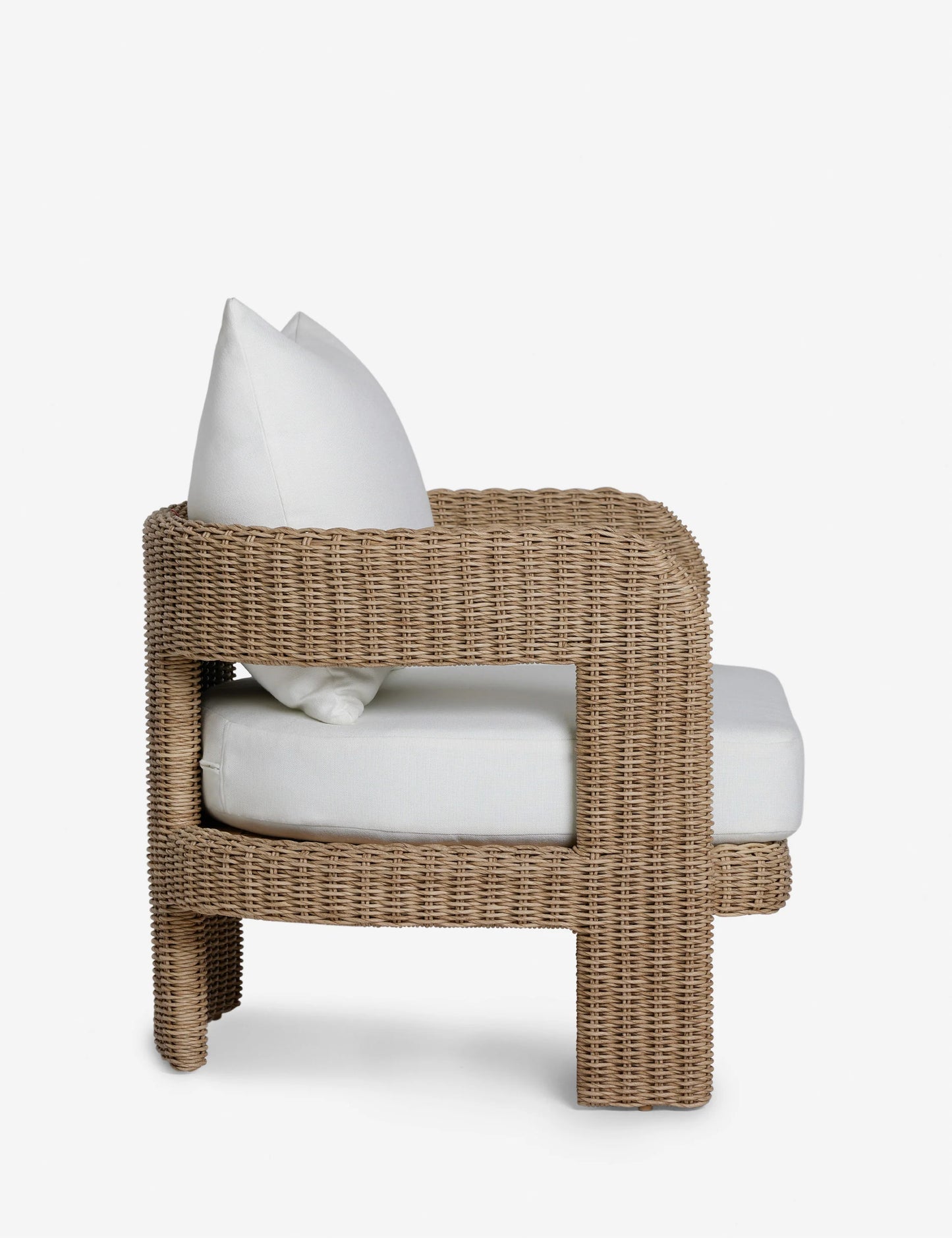 Lulu & Georgia Hadler Indoor / Outdoor Natural Wicker Accent Chair FFE-1052