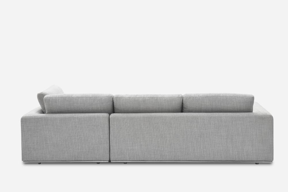 Castlery Hamilton Chaise Sectional Sofa Left Facing, Smoke Gray FFE258-454