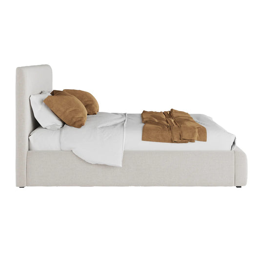 Helsingborg Quena Bed Frame with 48'' Tall Upholstered Headboard FFE-1182