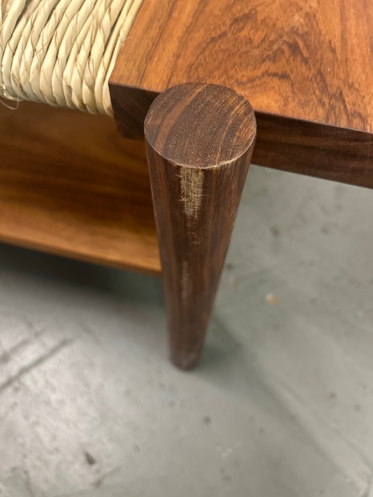 The Citizenry Zapopan Workshop San Pedro Brown Woven & Wood Bench FFE-821