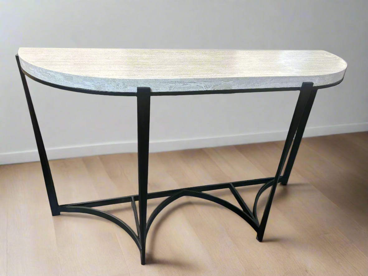 Bernhardt Berkshire 54'' Stone Top Console Table FFE-822