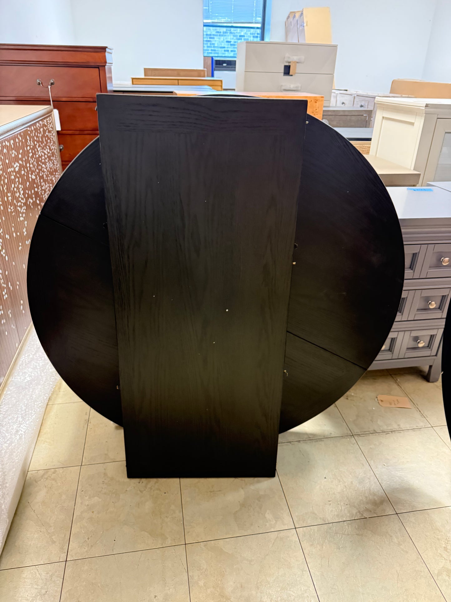 Round Dining Table 42" Top w Leaf FFE-1356