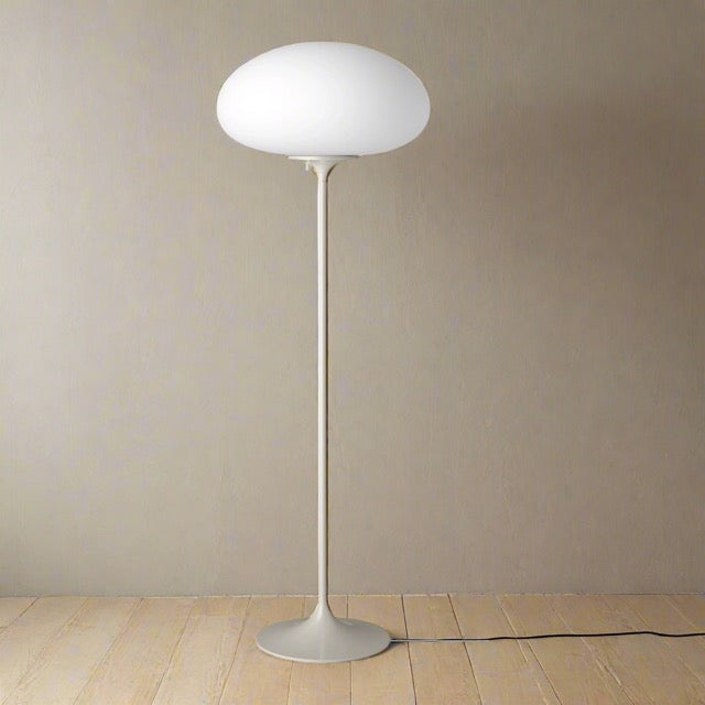 Gubi Stemlite Mid Century Style Pebble Grey Base Floor Lamp (2 Avail) FFE258-548