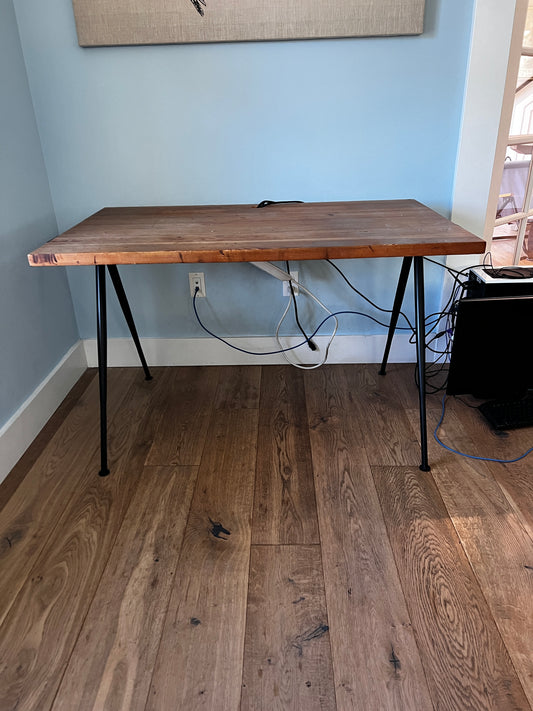 Wood Top Ames Exus Metal Legs Desk JB240-13