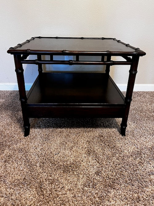 John Widdicomb Mid Century Modern Bamboo Edge End Table GW245-02
