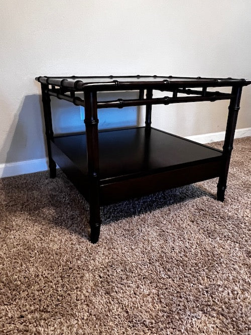 John Widdicomb Mid Century Modern Bamboo Edge End Table GW245-02