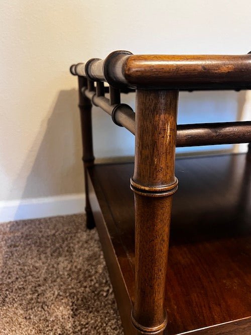 John Widdicomb Mid Century Modern Bamboo Edge End Table GW245-3