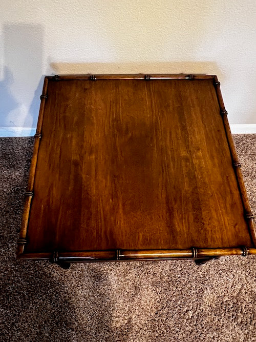 John Widdicomb Mid Century Modern Bamboo Edge End Table GW245-3