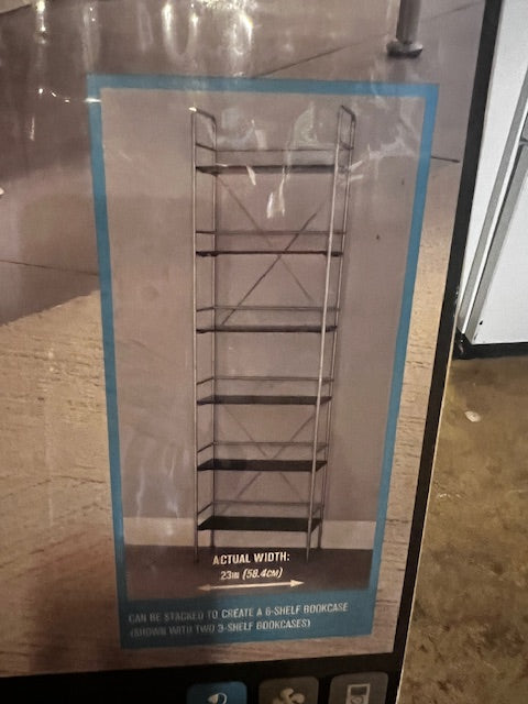 Stackable Bed Bath & Beyond 3 Shelf Bookcase 2 avail. WM249-6