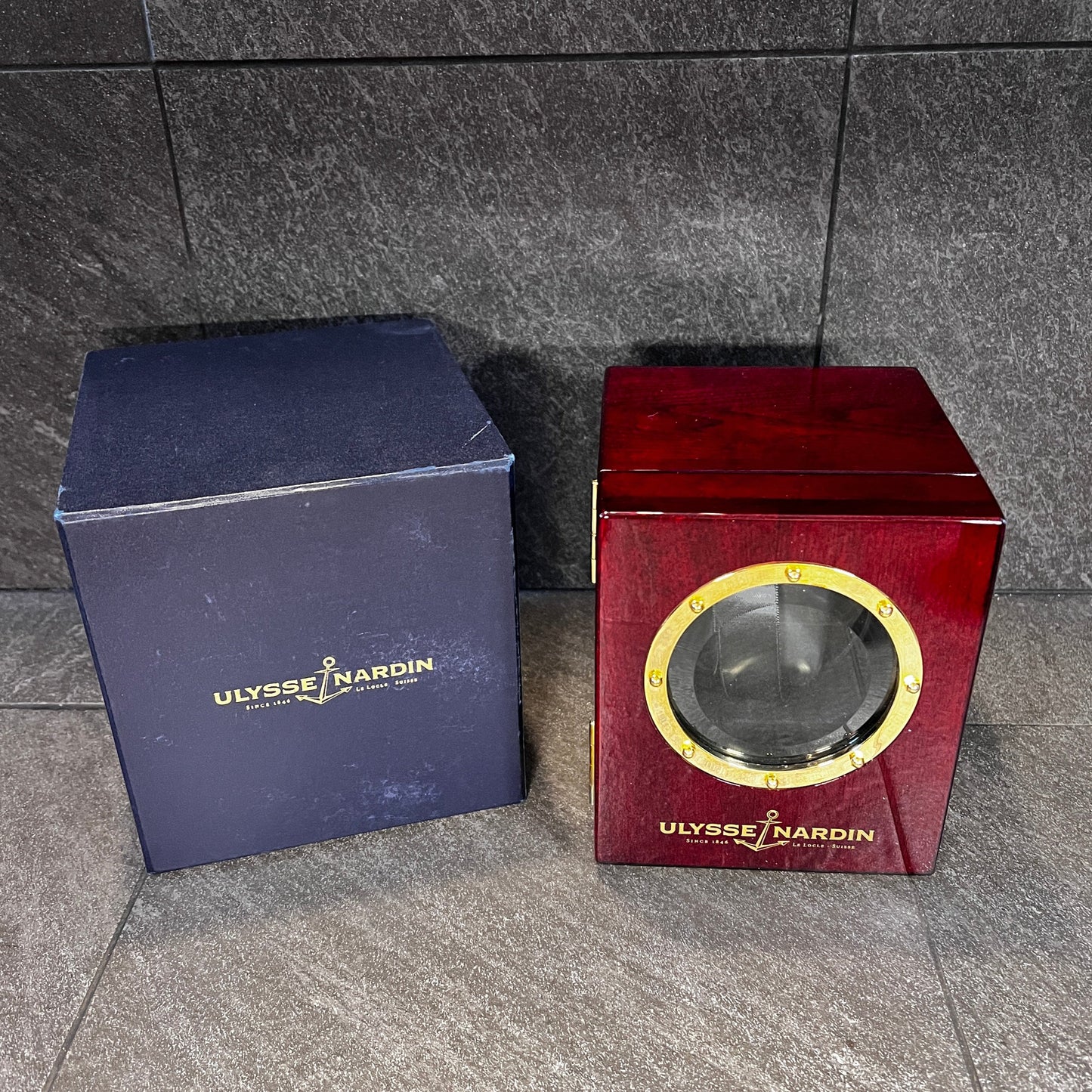 Ulysse Nardin Maxi Marine Chrono 43mm SS Watch w/Winder MB192-1