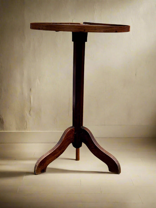 European Antique Round Tripod Pedestal Table JG264-5