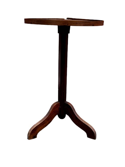 European Antique Round Tripod Pedestal Table JG264-5