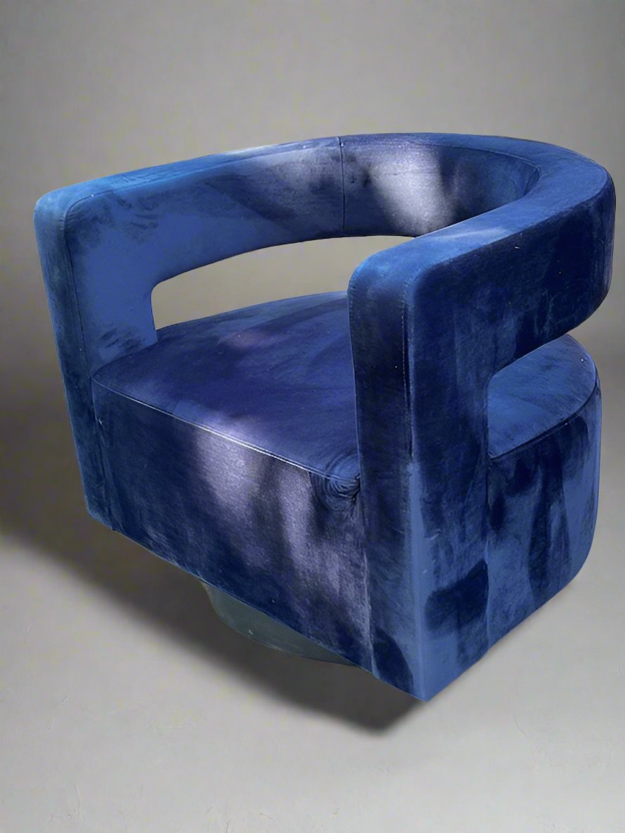 Modway Performance Blue Velvet Swivel Arm Chair 2 avail. JG264-13
