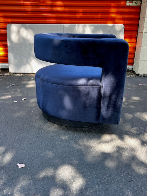 Modway Performance Blue Velvet Swivel Arm Chair 2 avail. JG264-13