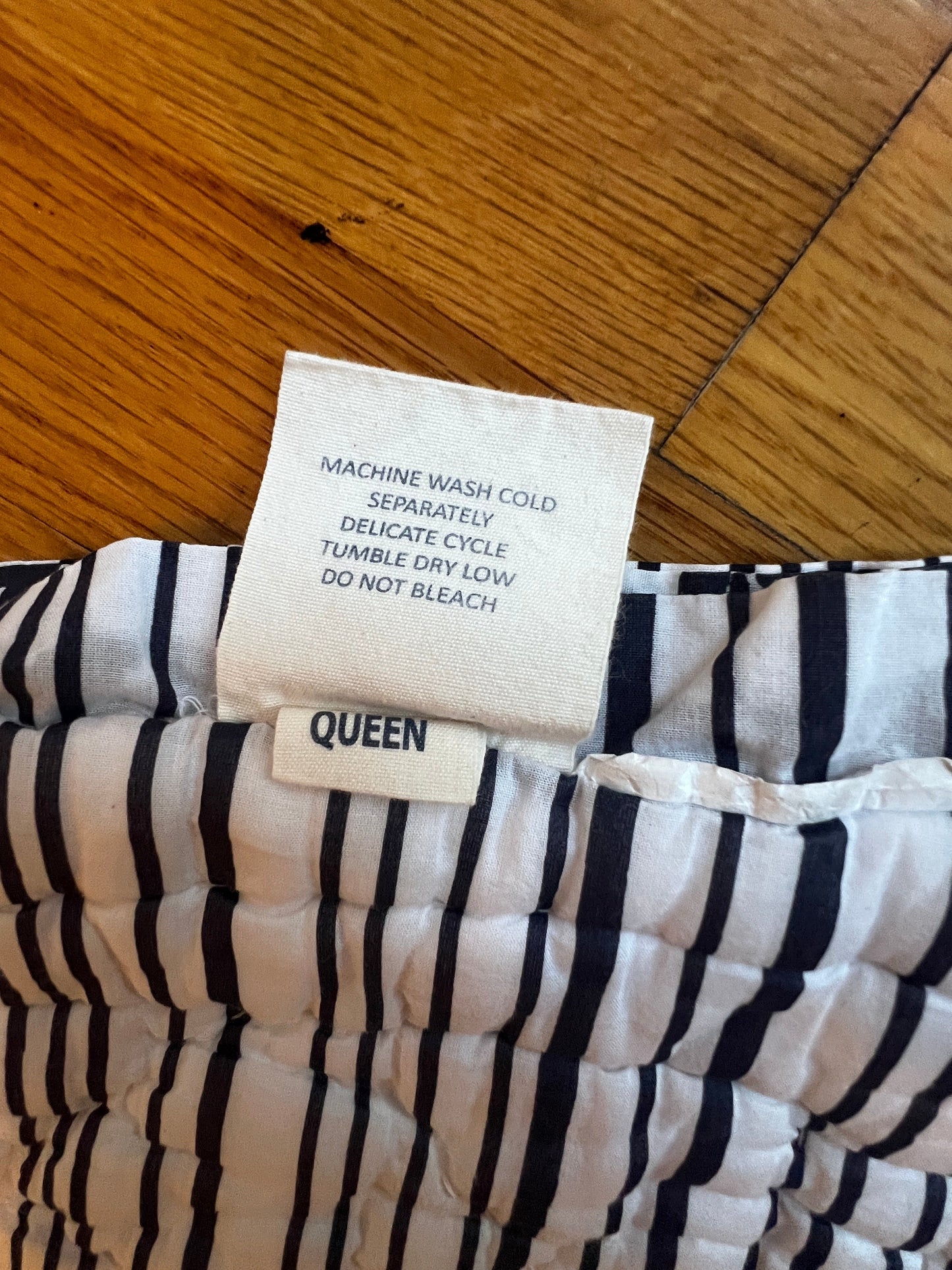 John Robshaw Blue & White Reversible Queen Quilt JB240-49