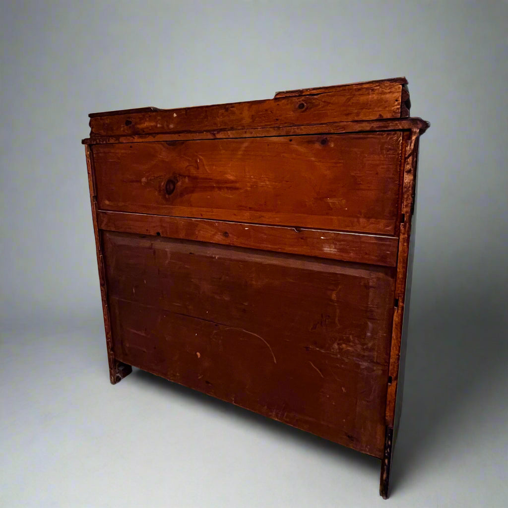 Antique 4 Drawer hand Painted Dresser w/2 Small Storage Compartments BG273-10
