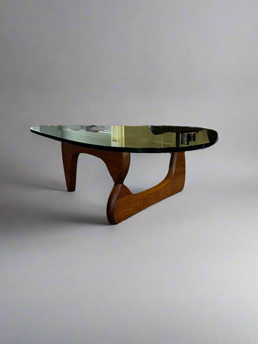 Original Branded Isamu Noguchi Herman Miller Walnut Coffee Table DS274-2