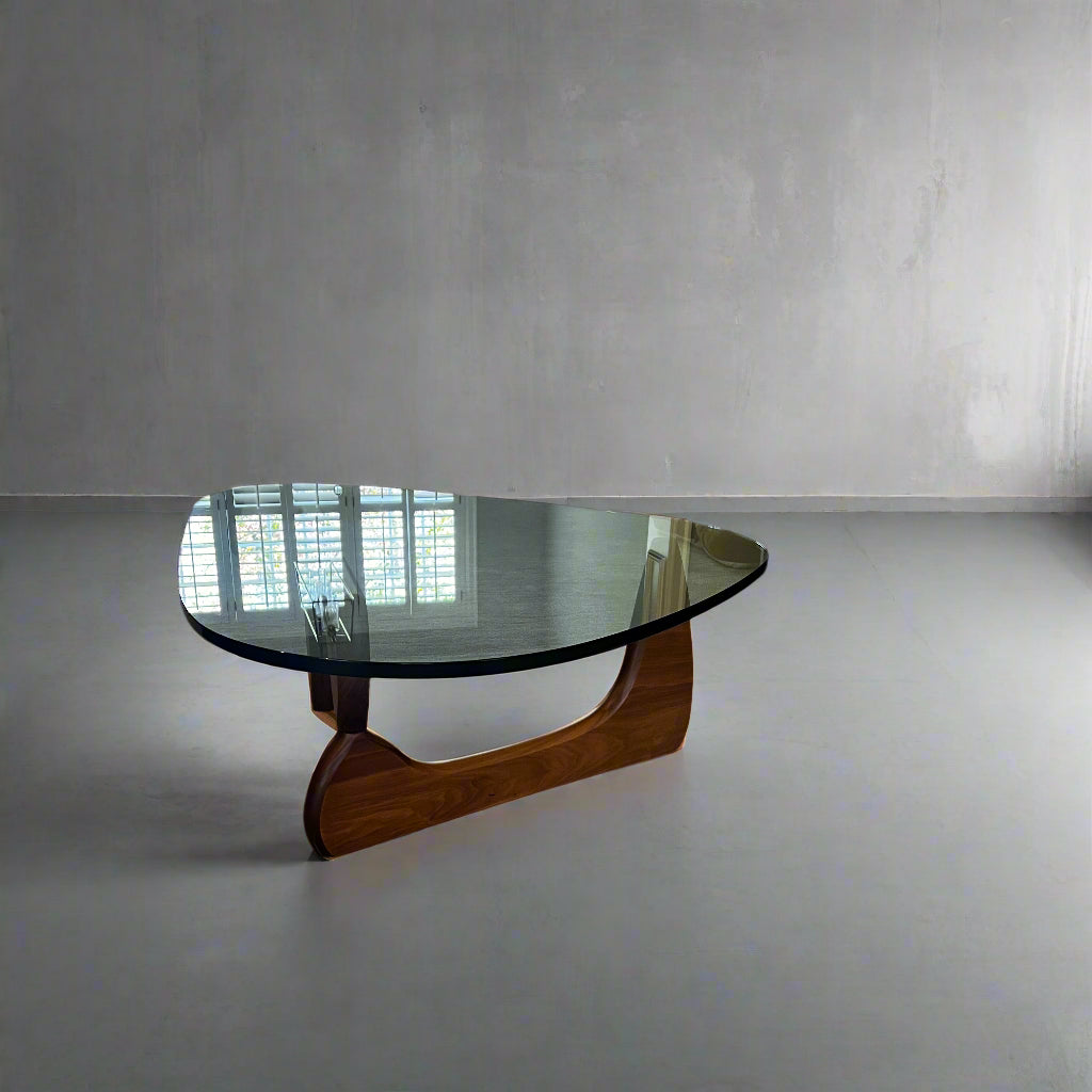 Original Branded Isamu Noguchi Herman Miller Walnut Coffee Table DS274-2
