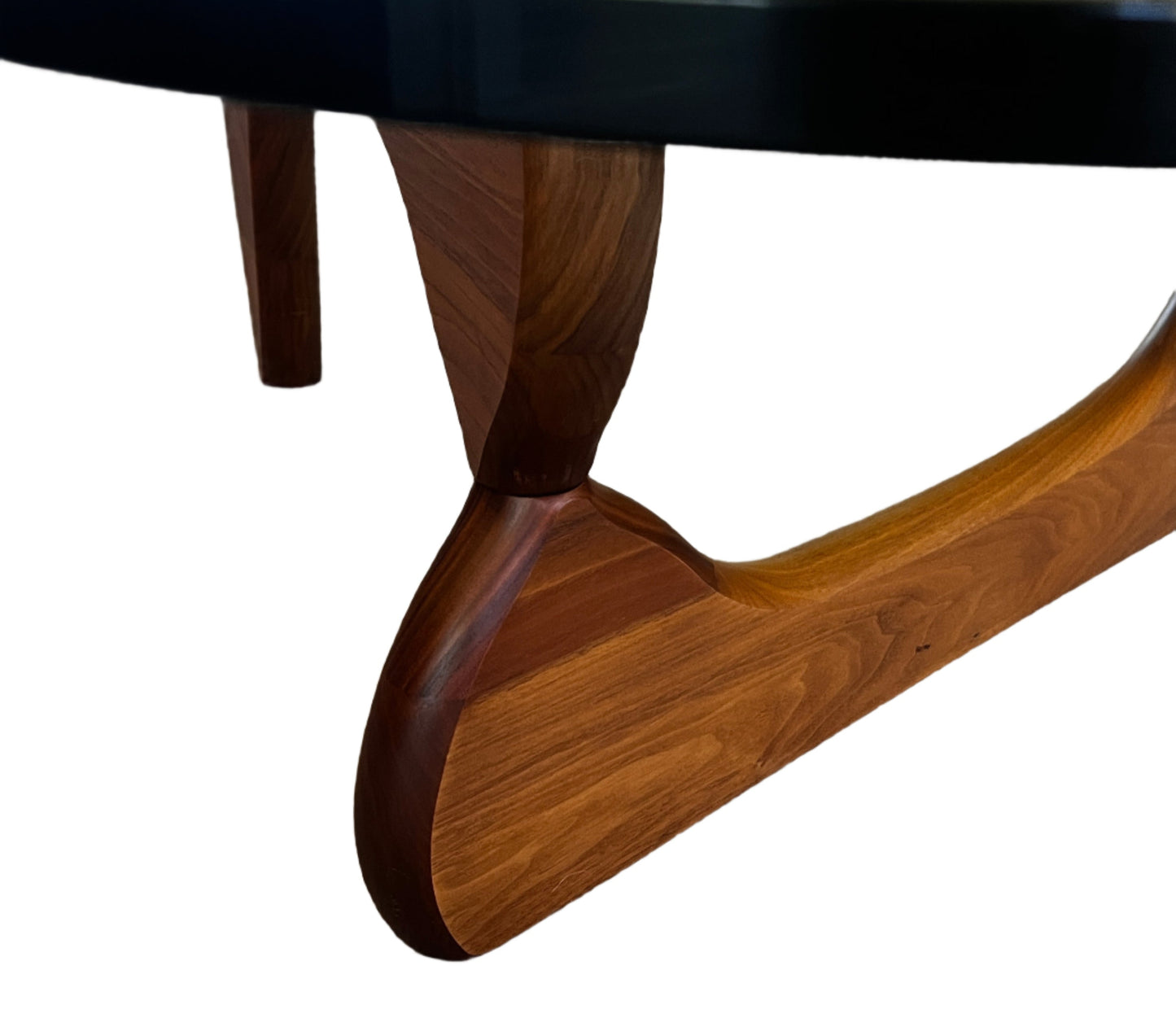 Original Branded Isamu Noguchi Herman Miller Walnut Coffee Table DS274-2