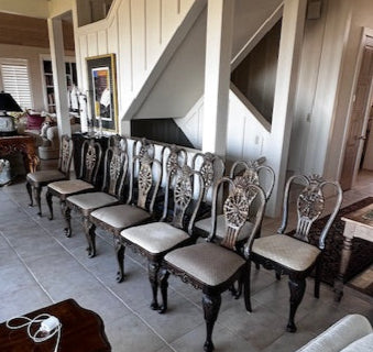 Set of 12 Shield Back Dining Chairs BG273-28