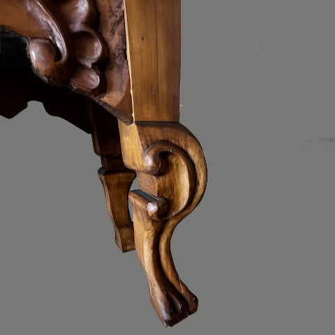 Antique Rococo Carved Sofa Table BG273-29