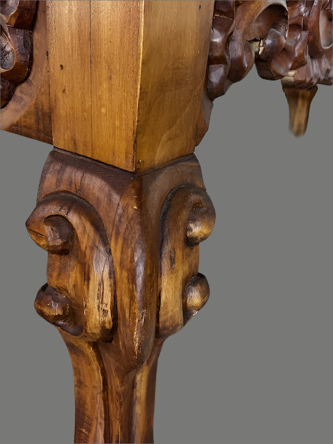 Antique Rococo Carved Sofa Table BG273-29