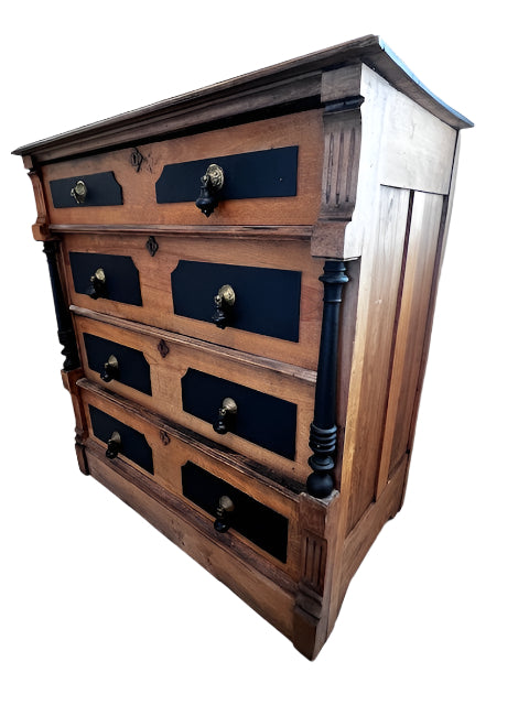 Antique 4 Drawer Dresser/Linen Cabinet BG273-37