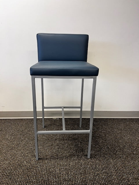 Shelby Williams Blue Low Back Counter Stool WDI224-9