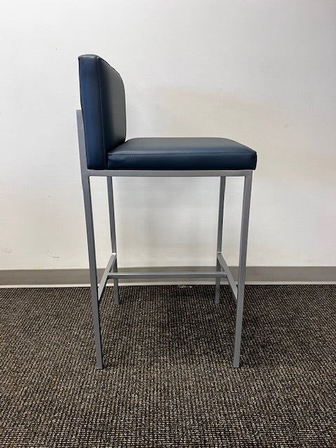 Shelby Williams Blue Low Back Counter Stool WDI224-9