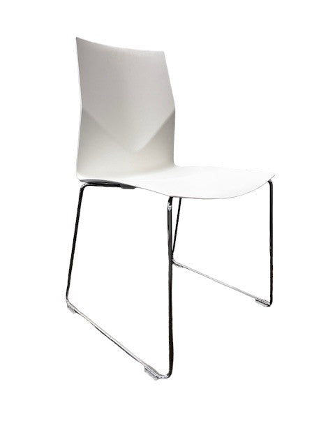 High Tower Strand + Hvass FourCast White Side Chair WDI224-13