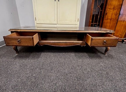 Wood 2 Drawer Coffee Table Antique WDI224-20