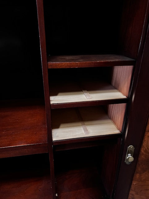 2 Door Burlwood Entertainment Center/Wardrobe WDI224-30