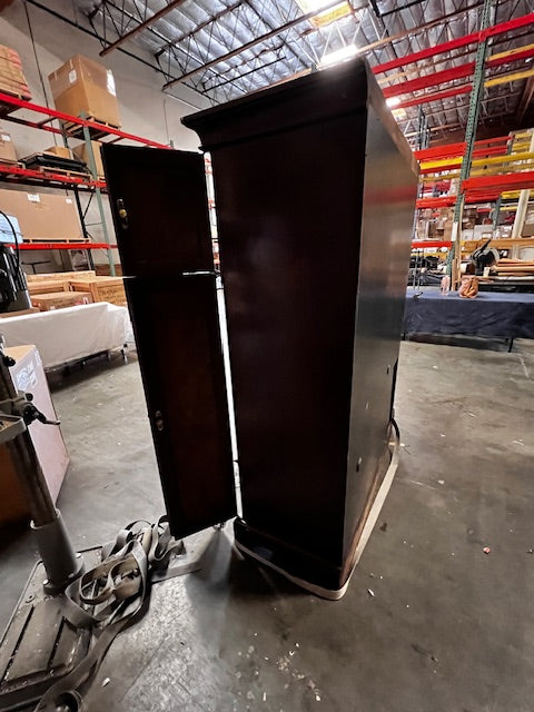 2 Door Burlwood Entertainment Center/Wardrobe WDI224-30