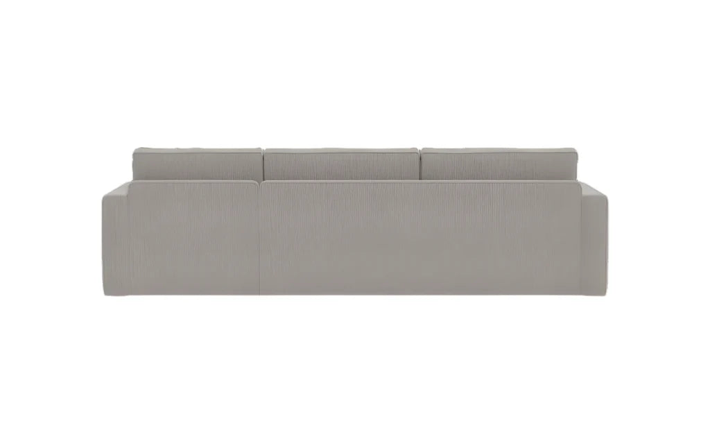 Interior Define James Bench 3-Seat Right Chaise Sleeper Sectional FFE258-372