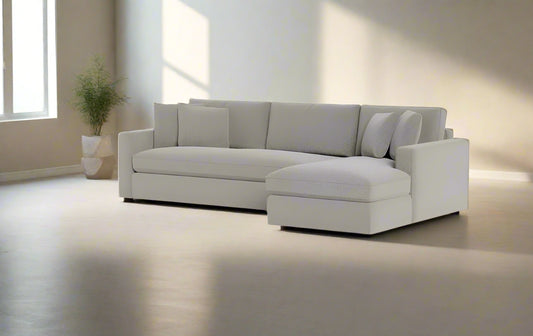 Interior Define James Bench 3-Seat Right Chaise Sleeper Sectional FFE258-372