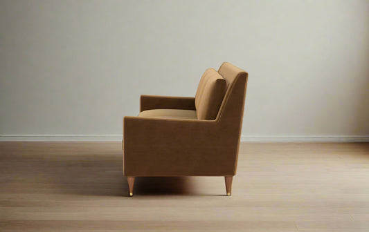 Interior Define Faun Brown Lennox 3-Seat Sofa Couch FFE258-419