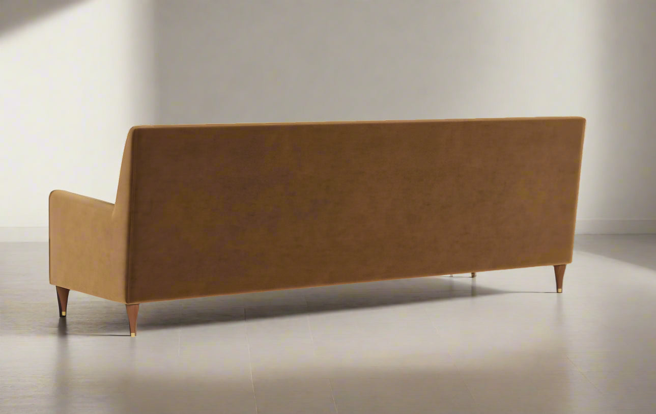 Interior Define Faun Brown Lennox 3-Seat Sofa Couch FFE258-419