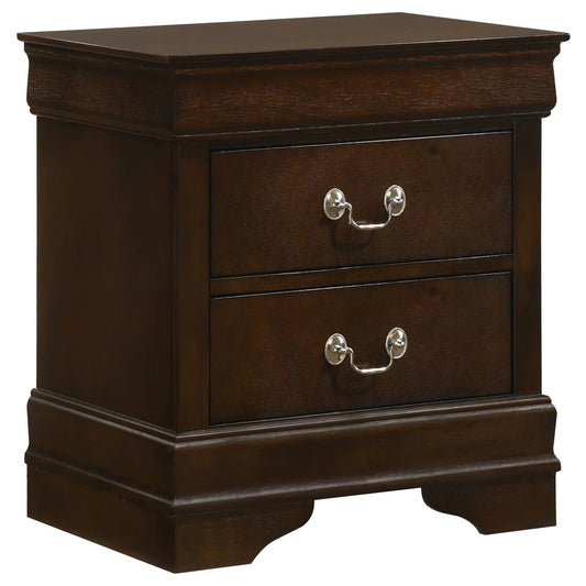 Louis Philippe 2-Drawer Nightstand FFE-1226