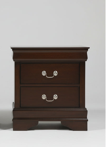 Louis Philippe 2-Drawer Nightstand FFE-1226