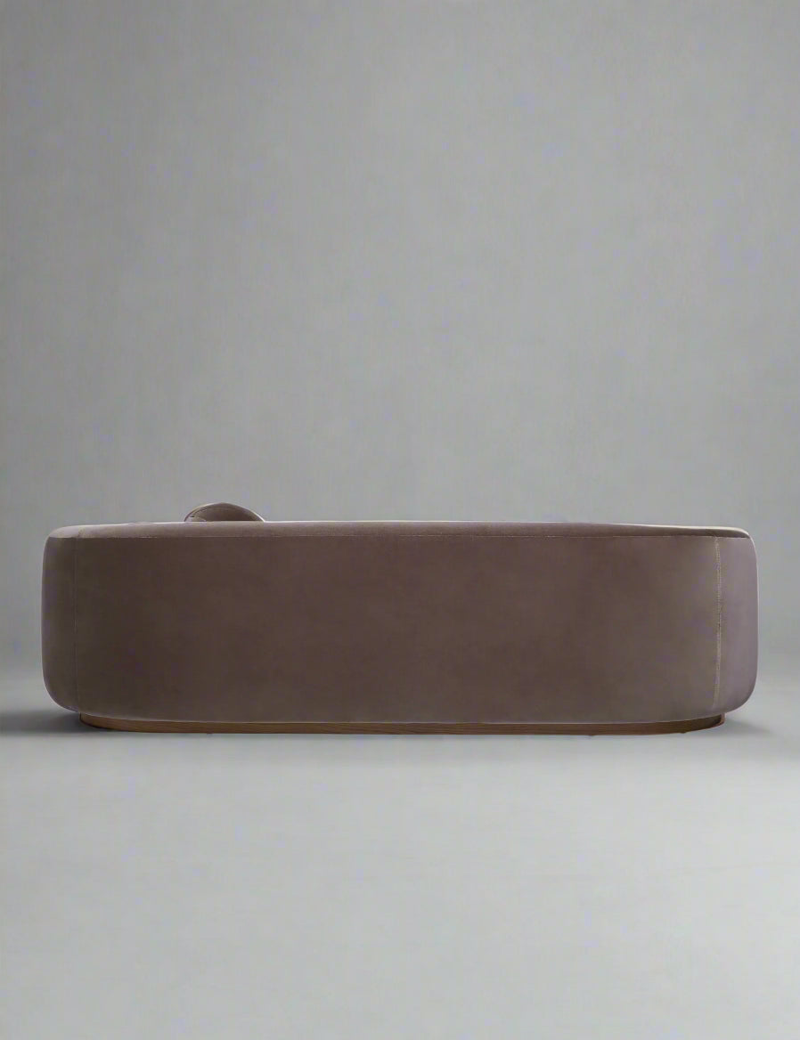 Lulu and Georgia Lowry Mink Velvet Couch Sofa FFE258-526