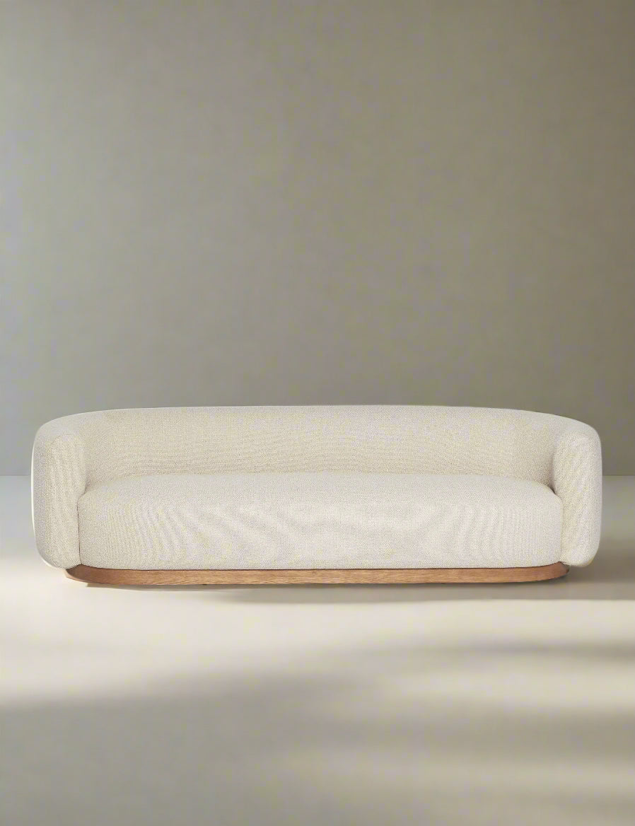 Lulu & Georgia Beige Natural Bench Lowry Sofa Couch FFE258-508