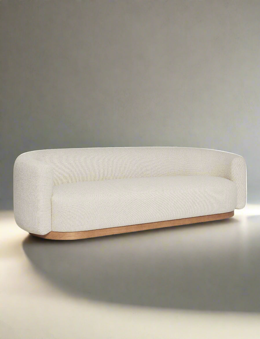 Lulu & Georgia Beige Natural Bench Lowry Sofa Couch FFE258-508