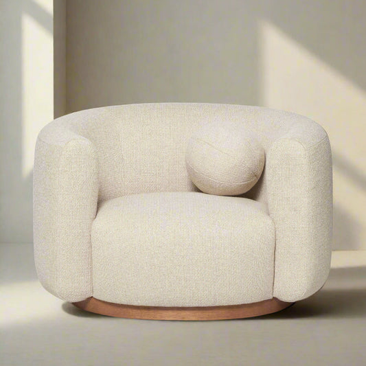 Lulu & Georgia Beige Natural Lowry Swivel Chair (2 avail) FFE258-507