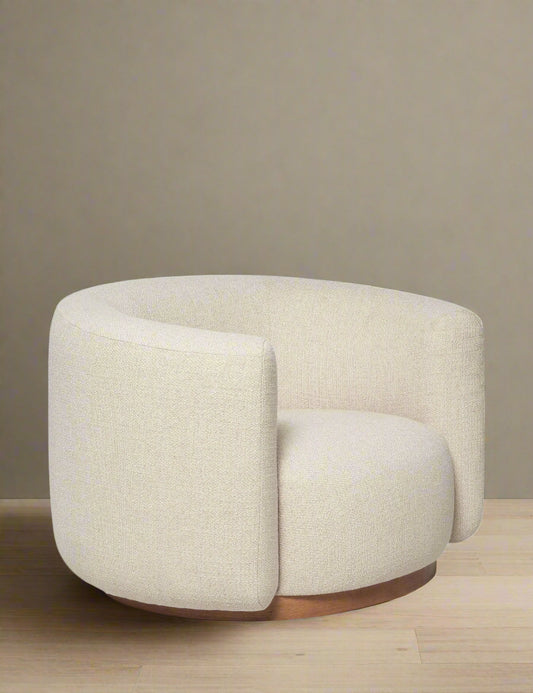 Lulu & Georgia Beige Natural Lowry Swivel Chair (2 avail) FFE258-507