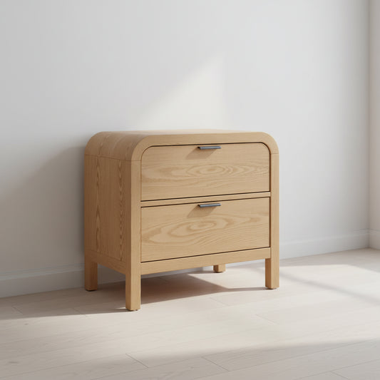 Modus Drake 2-Drawer Nightstand W/USB - Timber FFE-1520