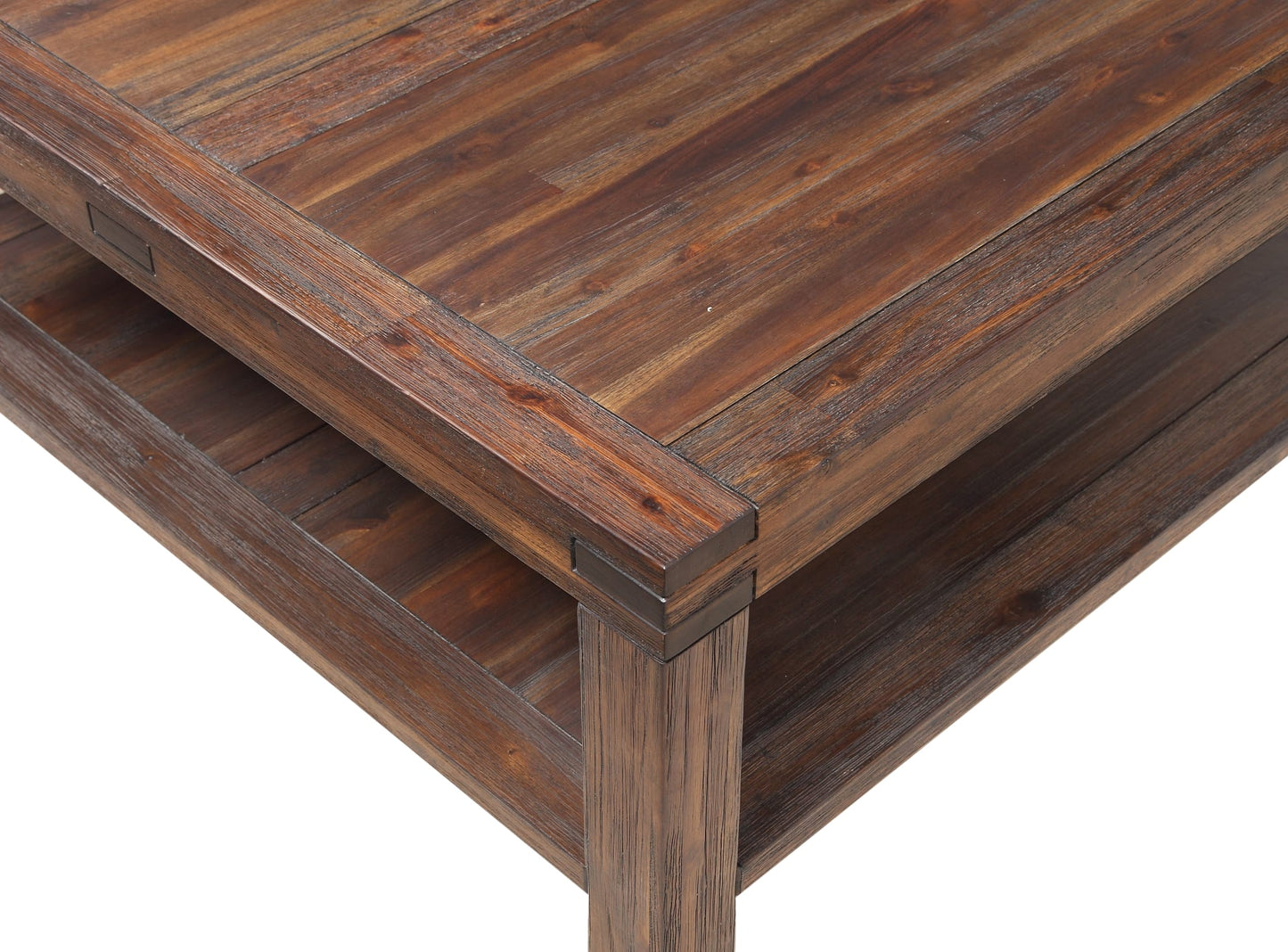 Modus Meadow Solid Wood Square Coffee Table in Brick Brown FFE-1495