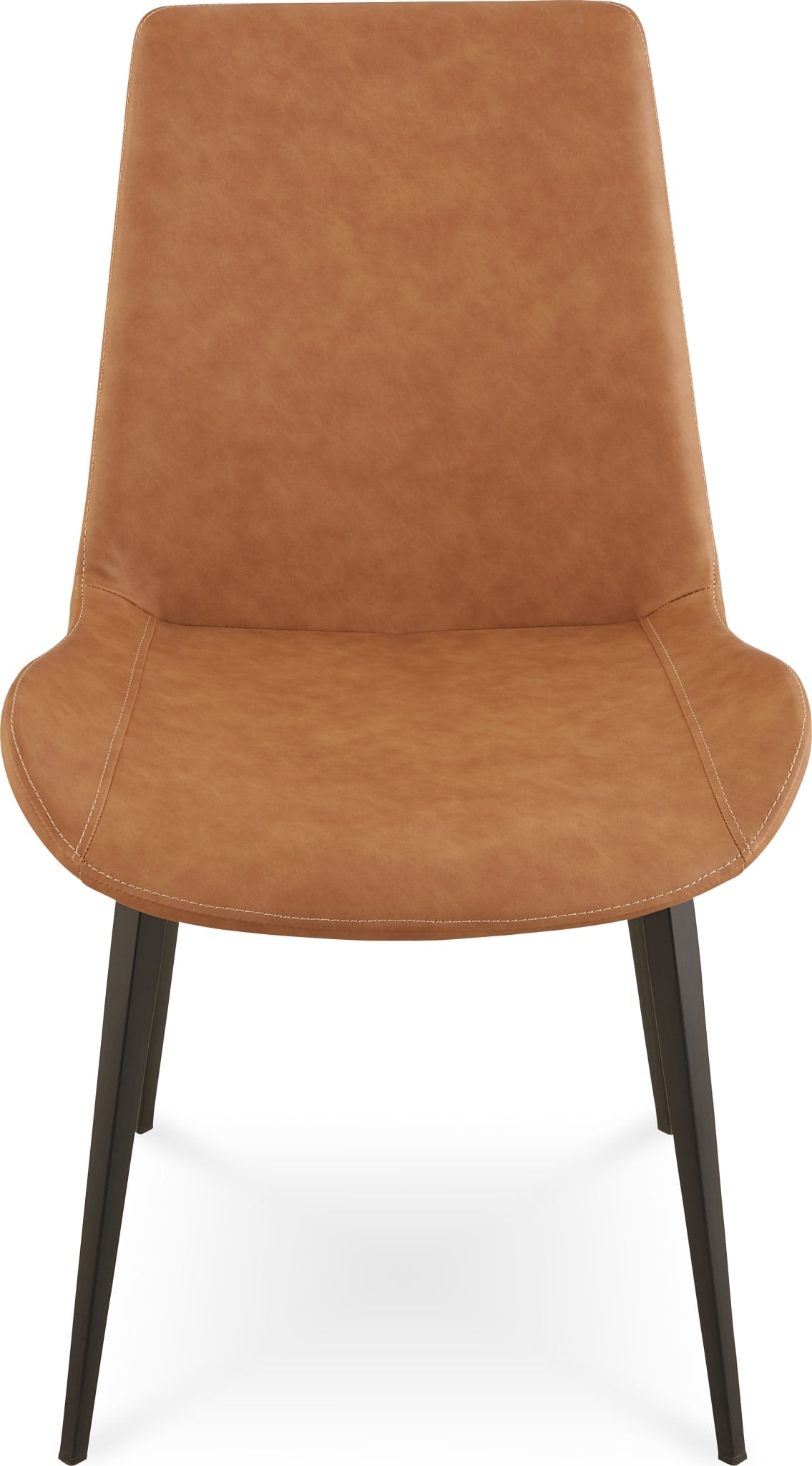 Modus Pair (2) Nicoya Upholstered Dining Chair in Buckskin Synthetic Leather & Black 6 FFE-1478