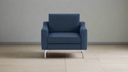 Burrow The Nomad Navy Blue Armchair Accent Chair (2 avail) FFE-718