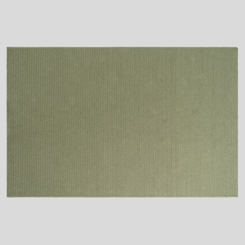 Braid Rug Sunbrella Basil Green 8x10 Woven Outdoor Area Rug FFE258-521