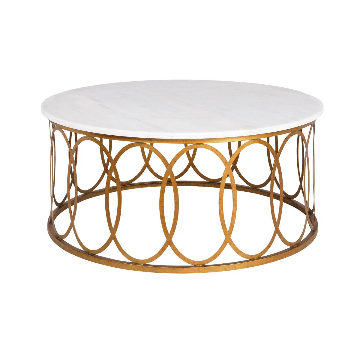 Ella Home New Orleans Round Drum Coffee Table FFE-1207